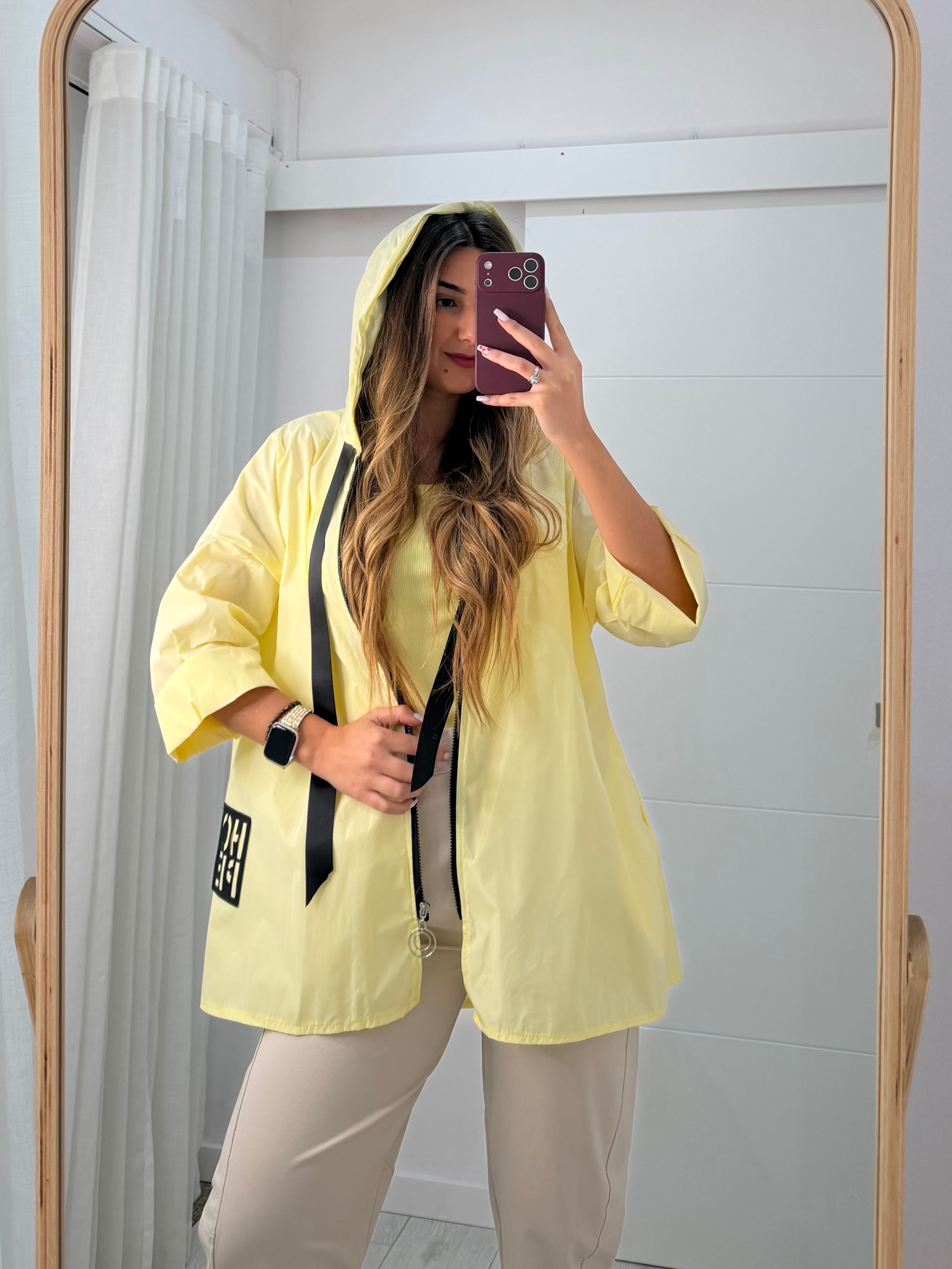 PARKA Curta Hope amarelo bebé
