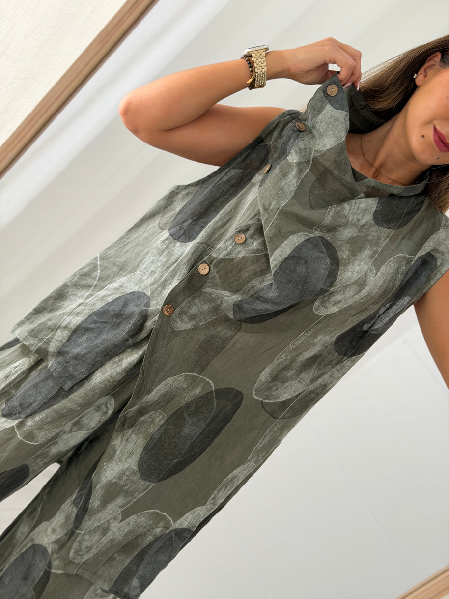 Conjunto 100% linho