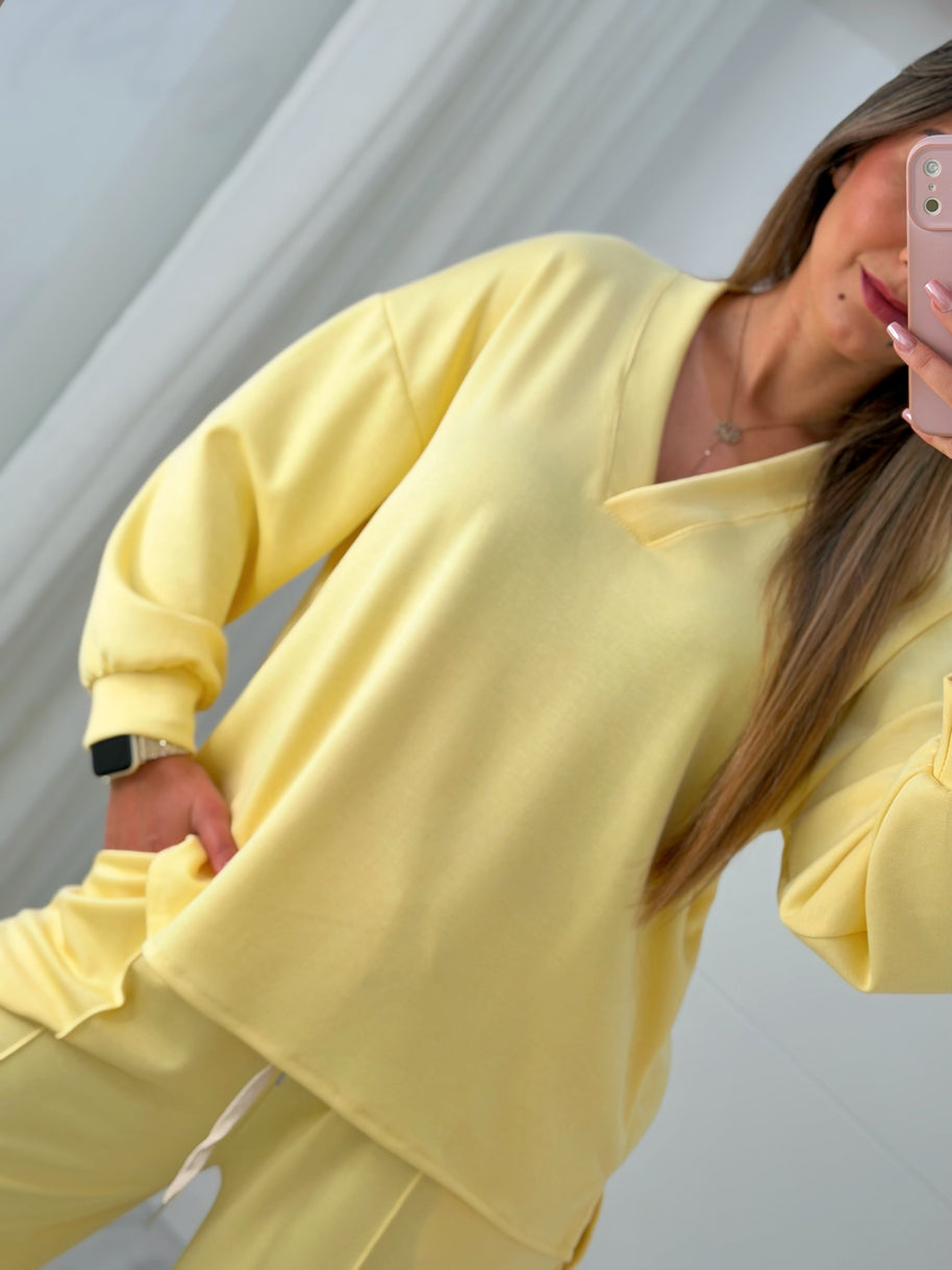Conjunto Fato de Treino amarelo