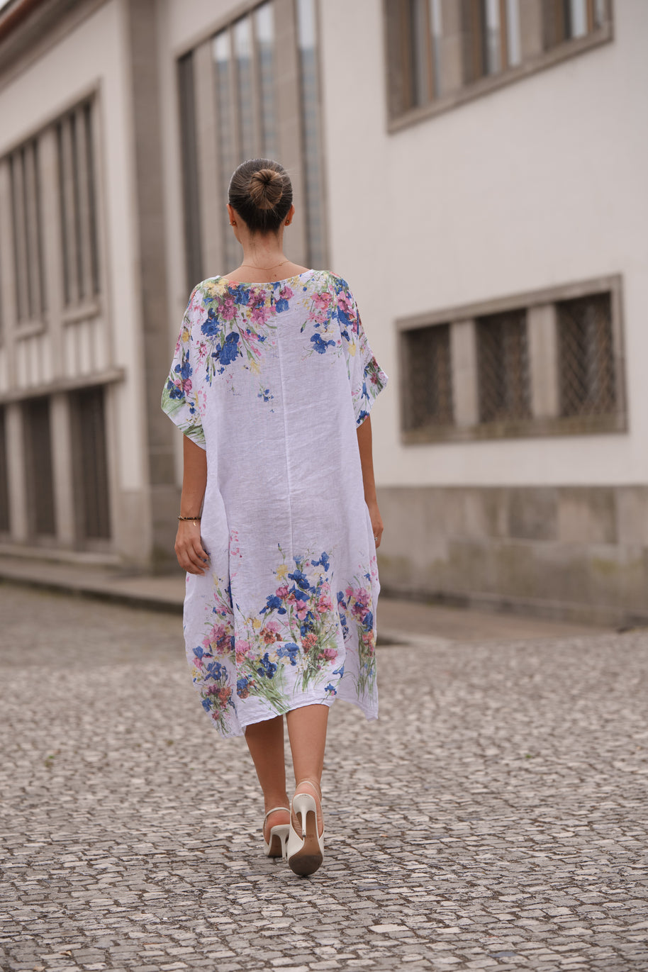 Vestido 100% linho