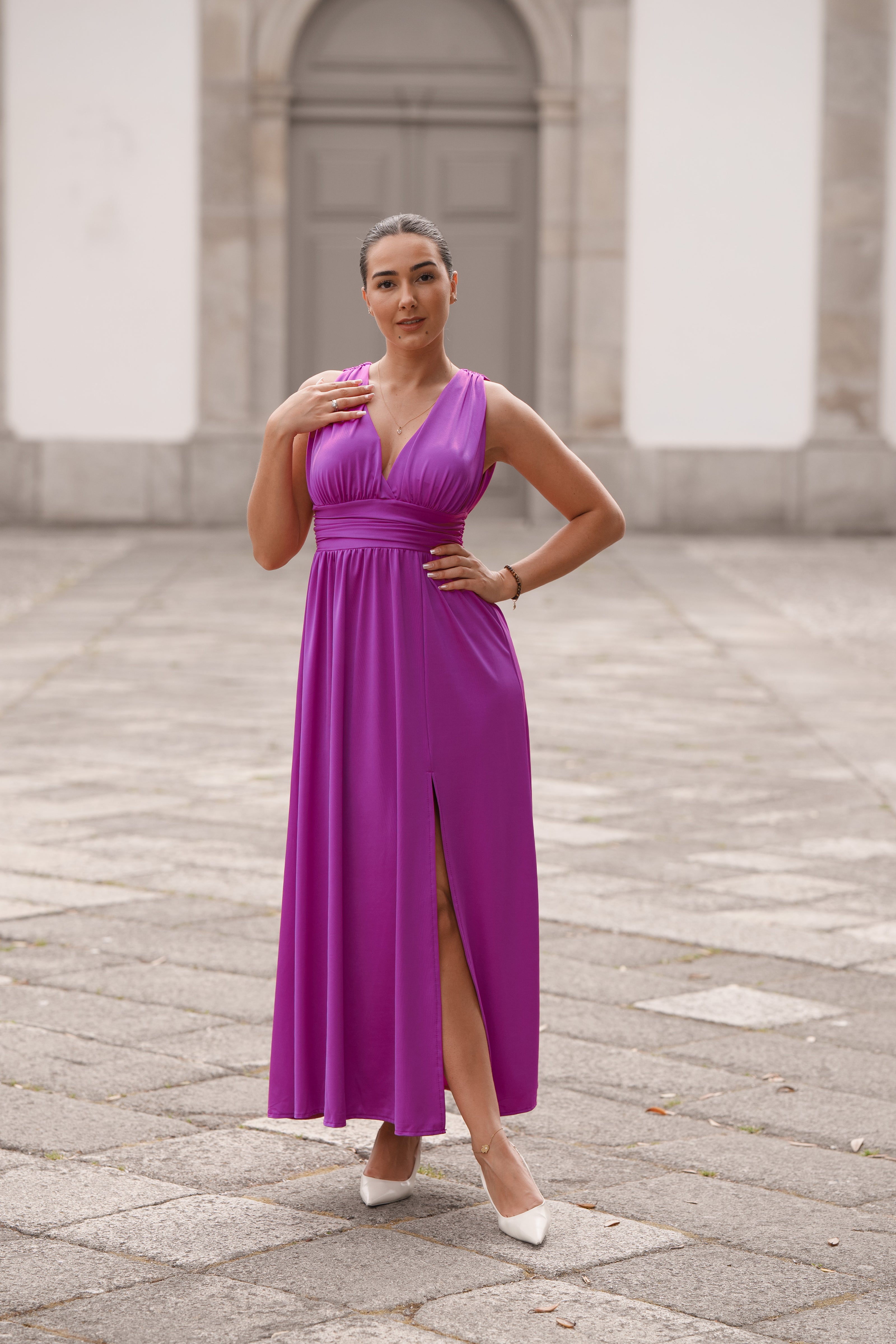 Vestido cerimónia - rosa