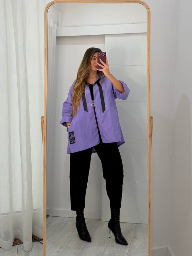 PARKA curta Hope Lilás