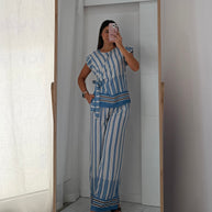 Conjunto riscas | com pormenores