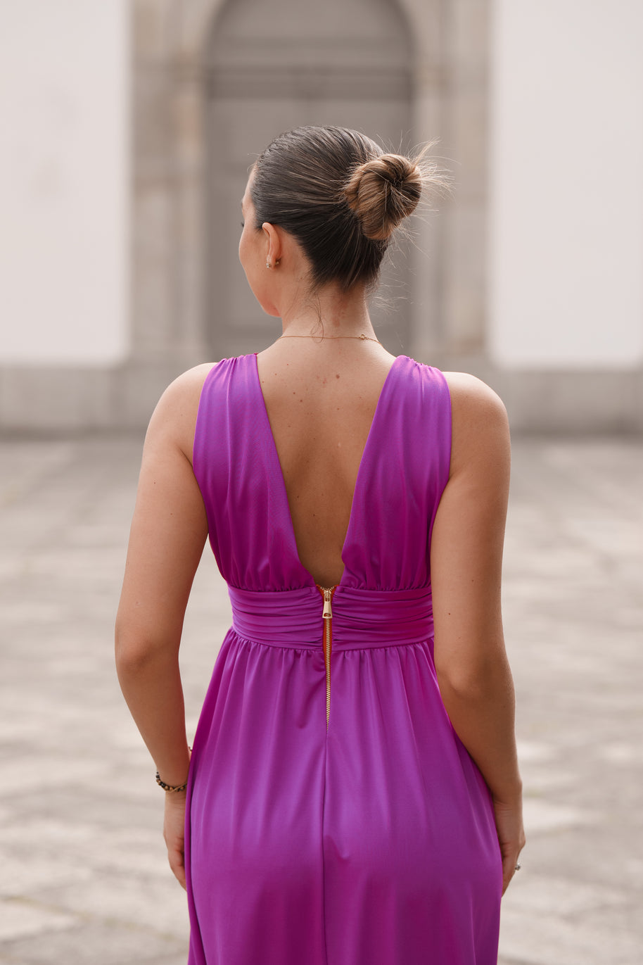 Vestido cerimónia - rosa