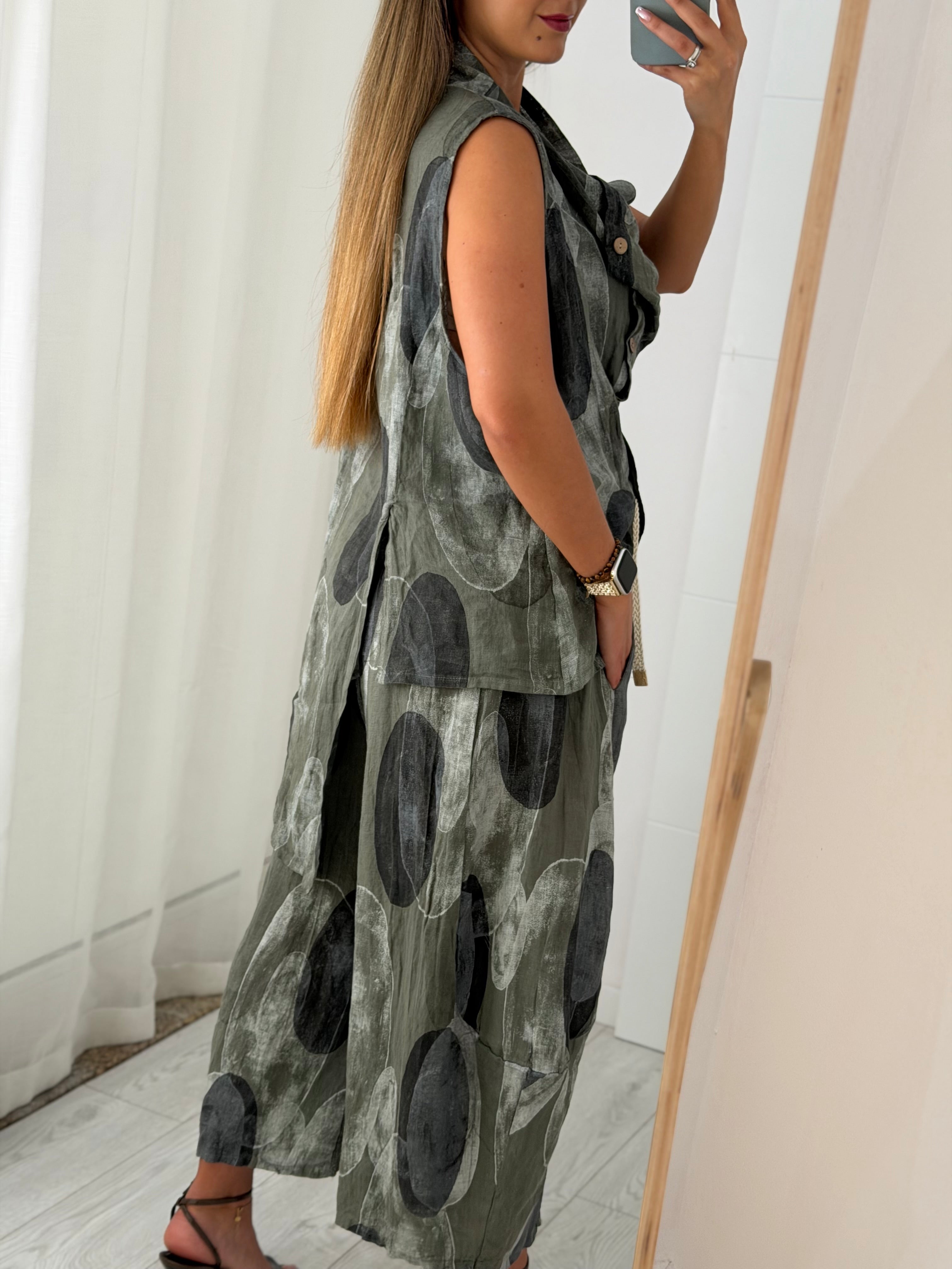 Conjunto 100% linho