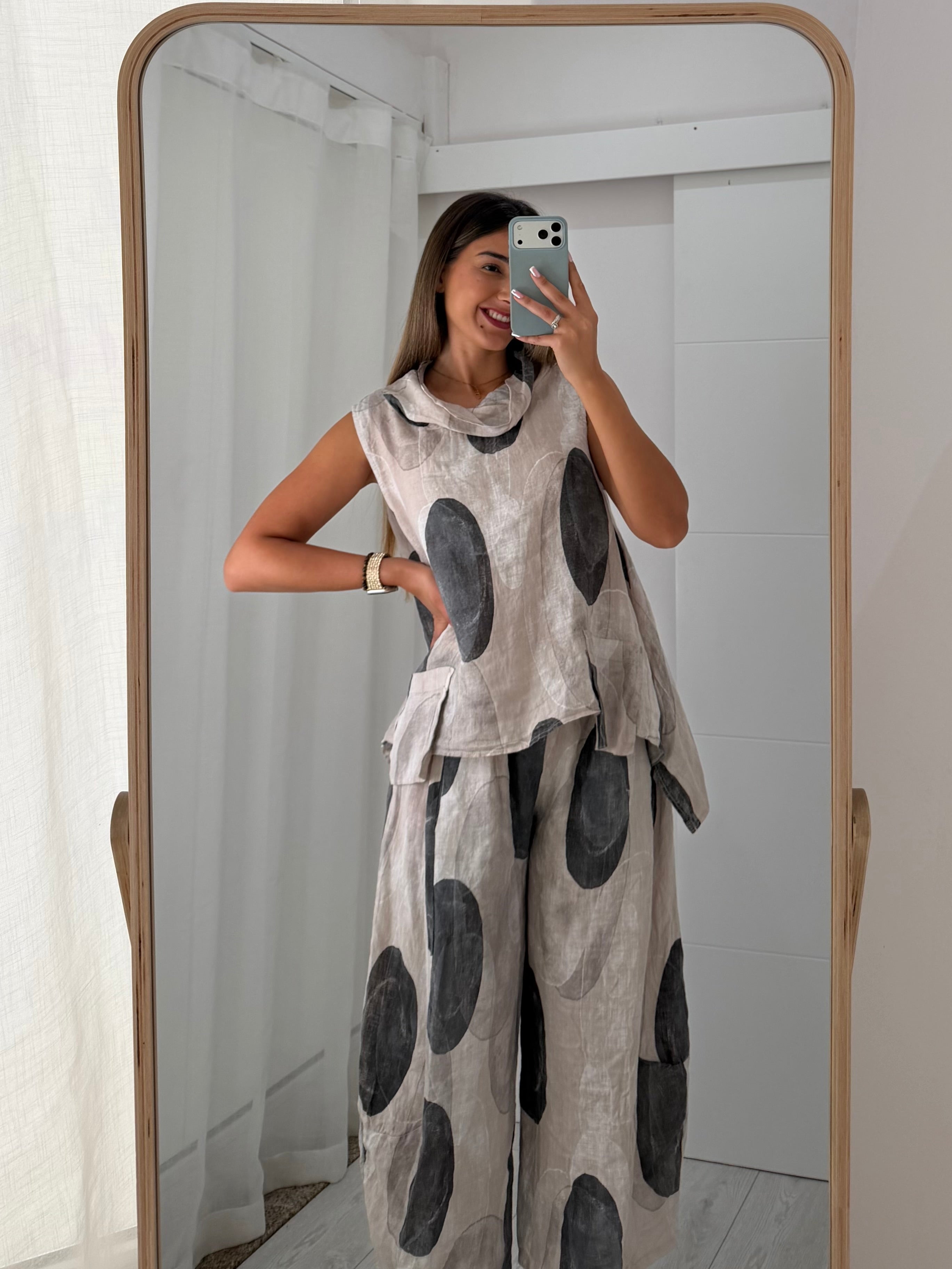 Conjunto 100% linho