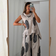 Conjunto 100% linho
