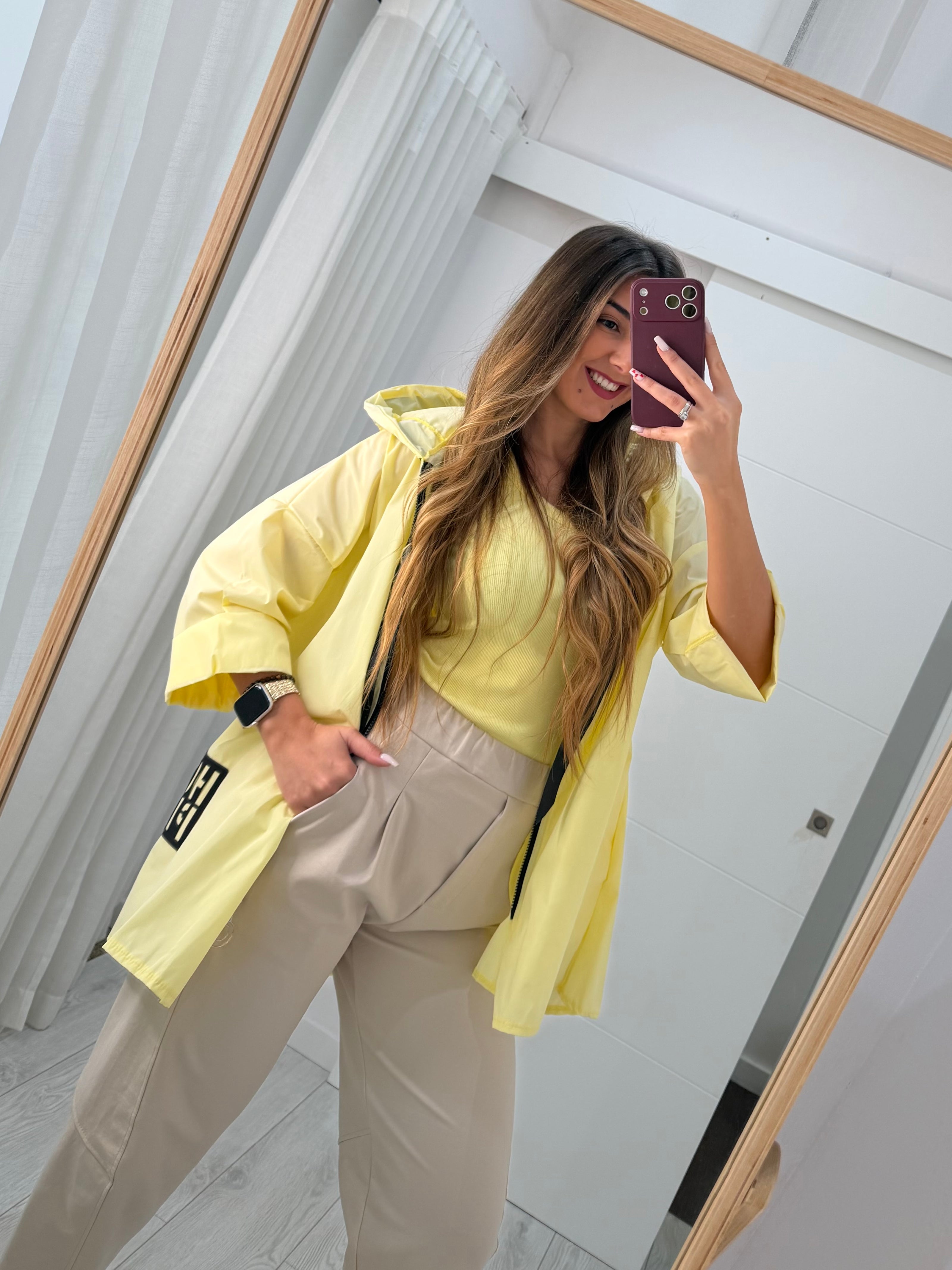 PARKA Curta Hope amarelo bebé
