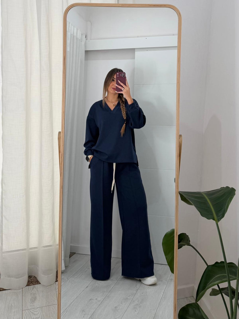 Conjunto Fato de Treino Azul Marinho