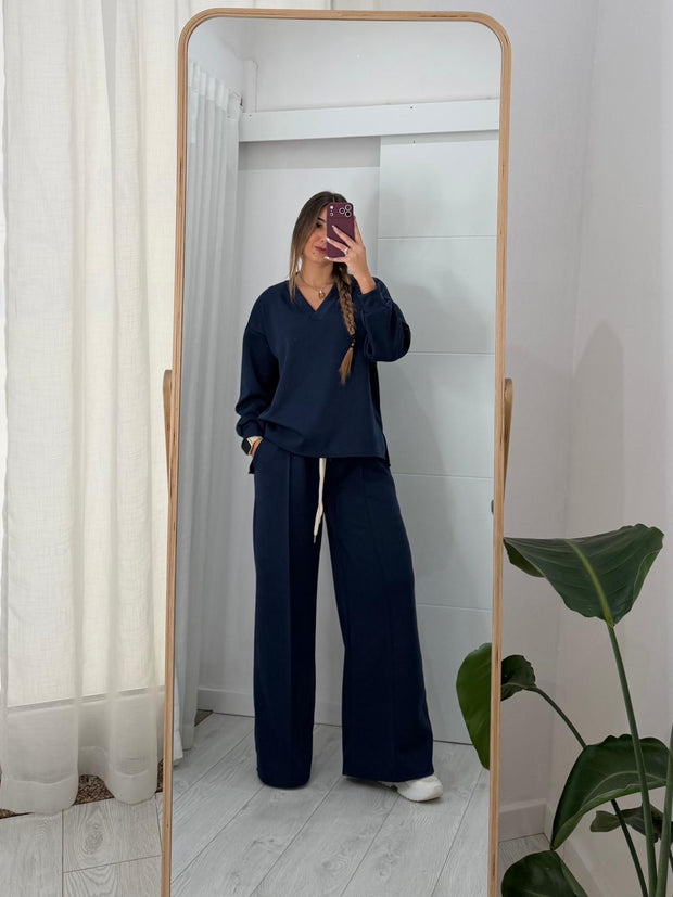 Conjunto Fato de Treino Azul Marinho