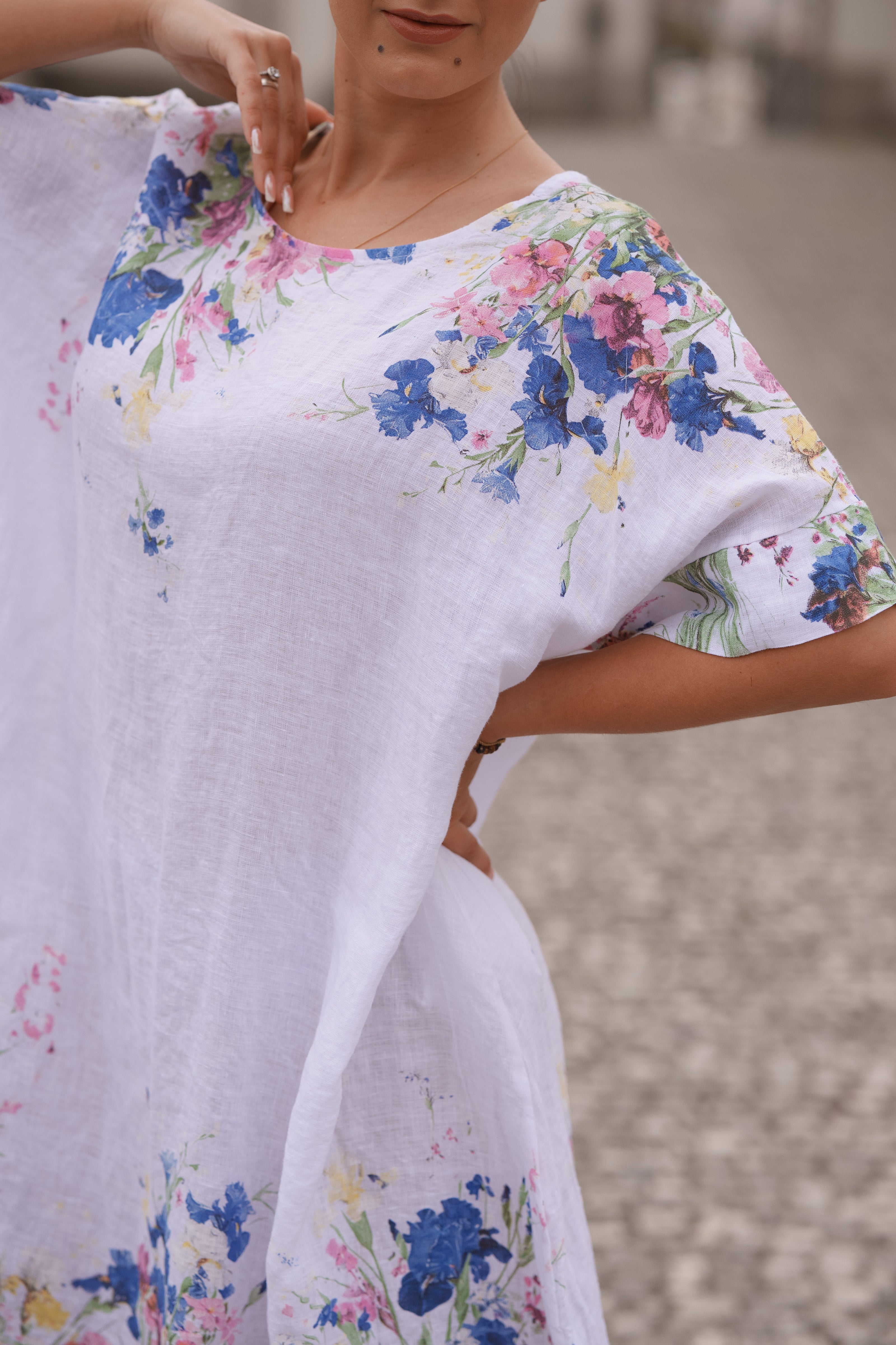 Vestido 100% linho