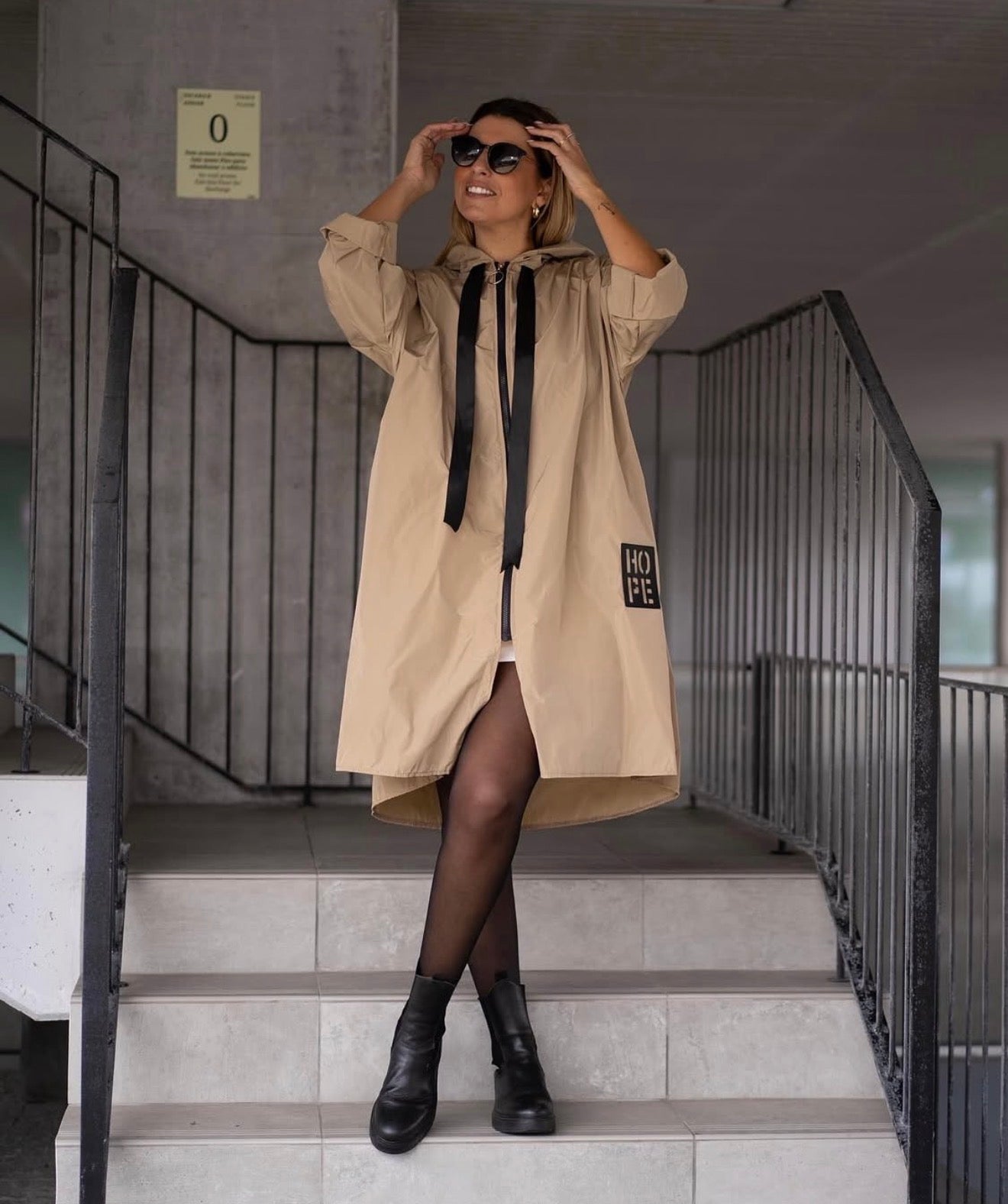Parka Comprida Camel