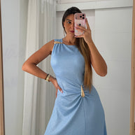 VESTIDO CERIMÓNIA AZUL BEBÉ