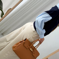 Malote 100% Pele Camel
