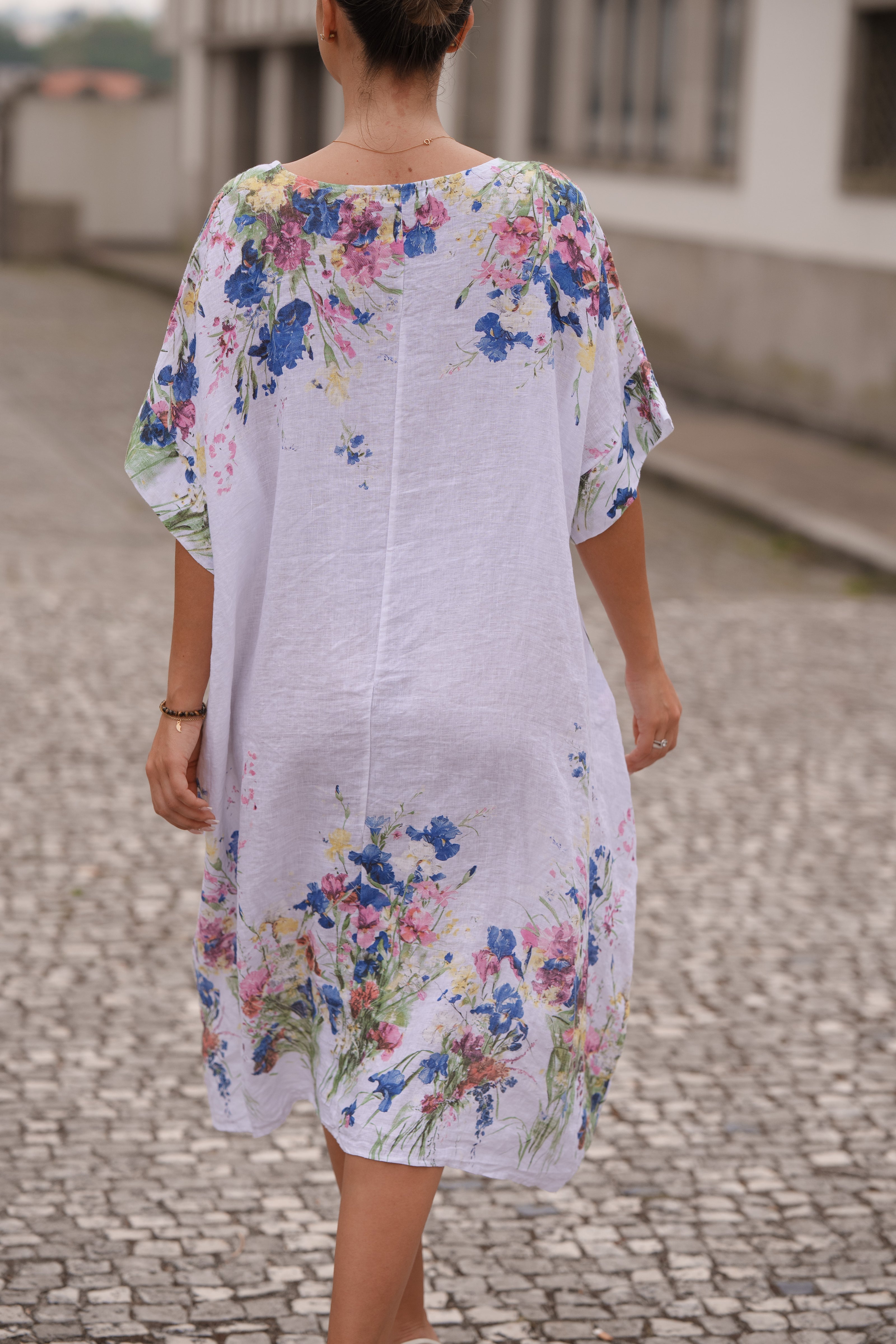 Vestido 100% linho