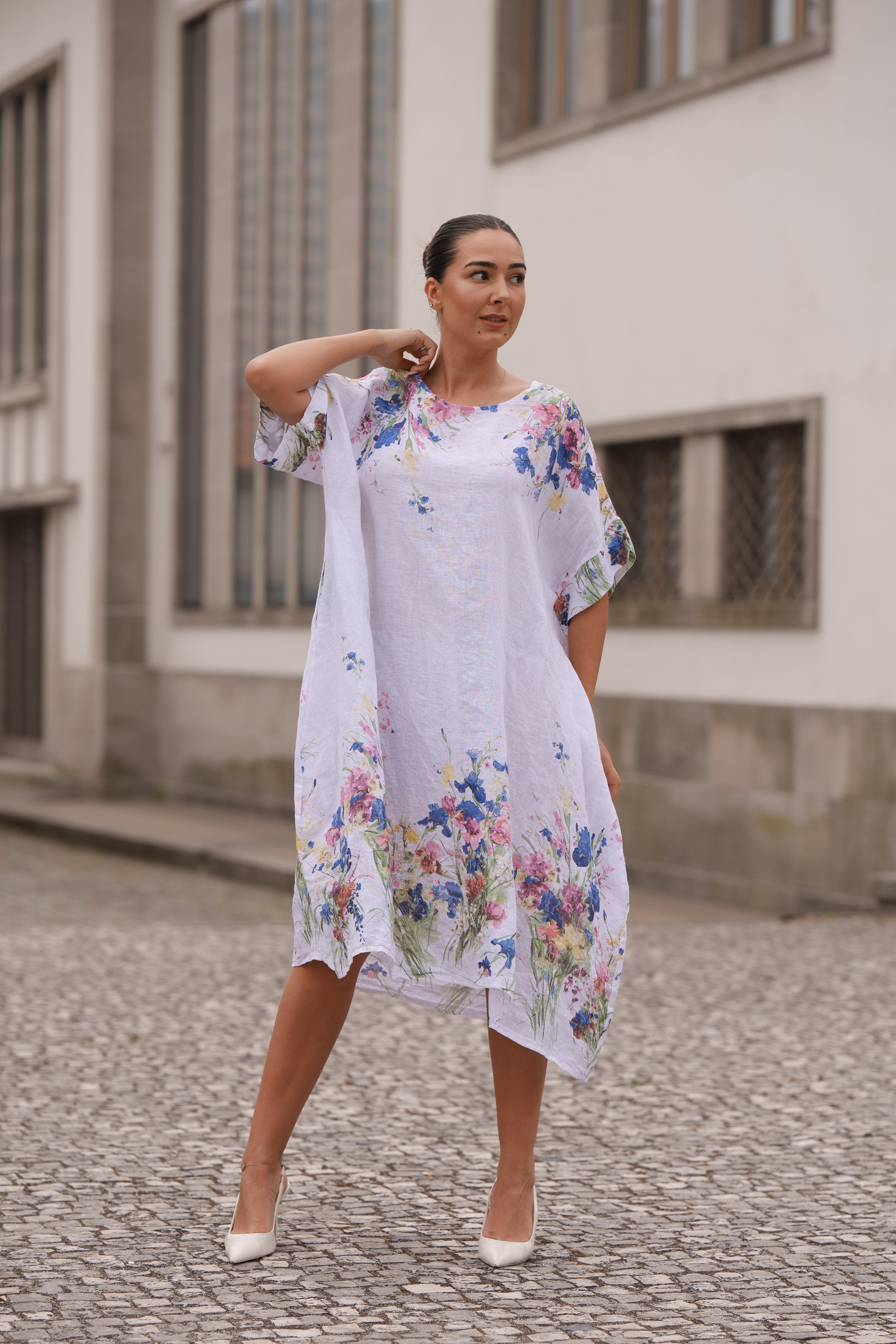 Vestido 100% linho
