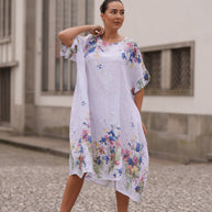 Vestido 100% linho