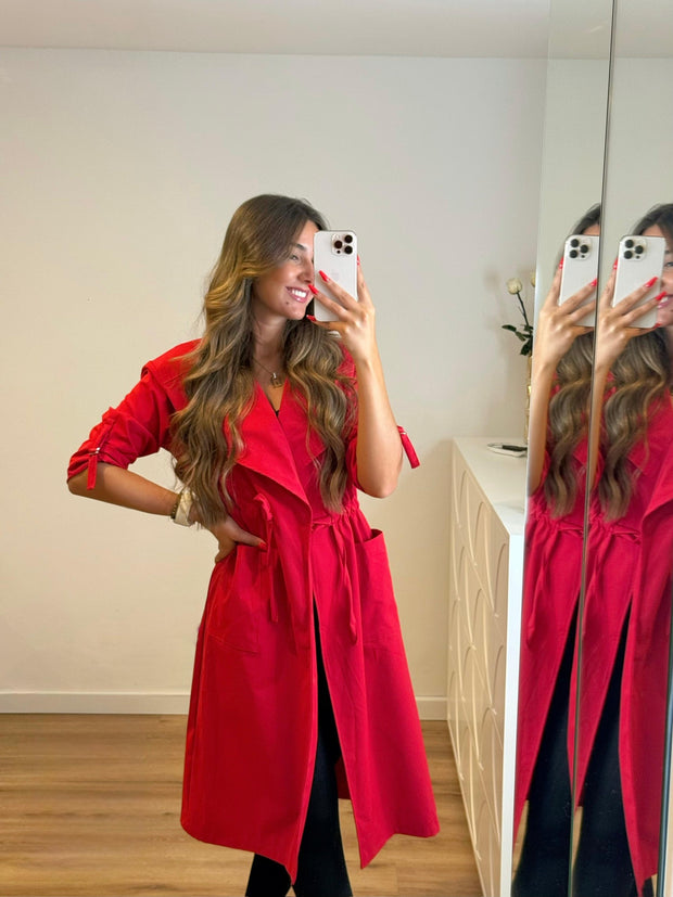 Gabardine Ajustável Vermelha