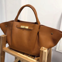 Mala 100% Pele Camel