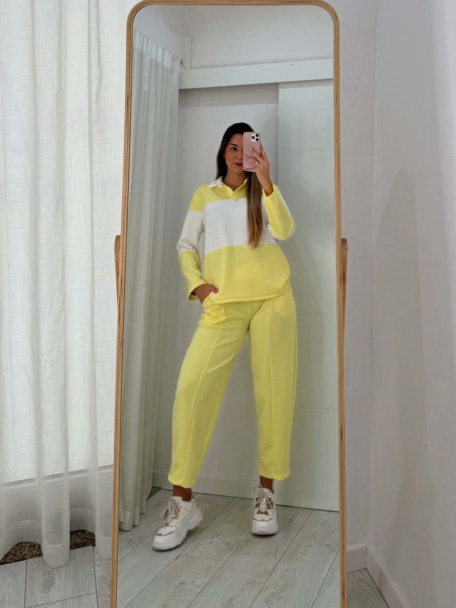 Conjunto com polo - toque macio