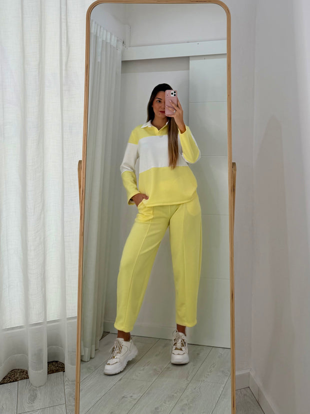 Conjunto com polo - toque macio