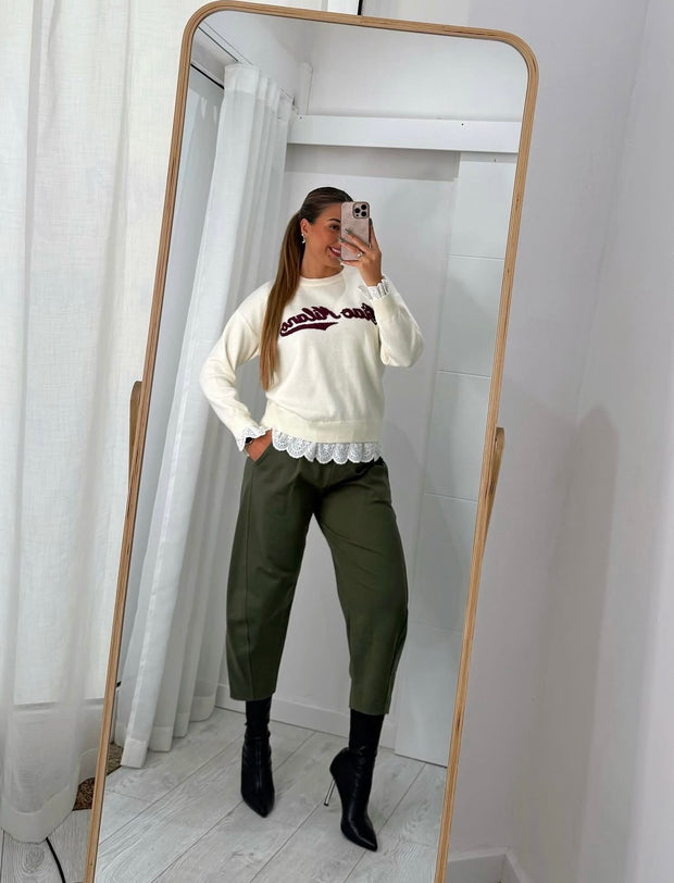 Calça BEST SELLER verde kaki