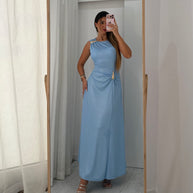 VESTIDO CERIMÓNIA AZUL BEBÉ