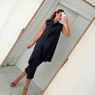 Conjunto Basic Chic azul marinho