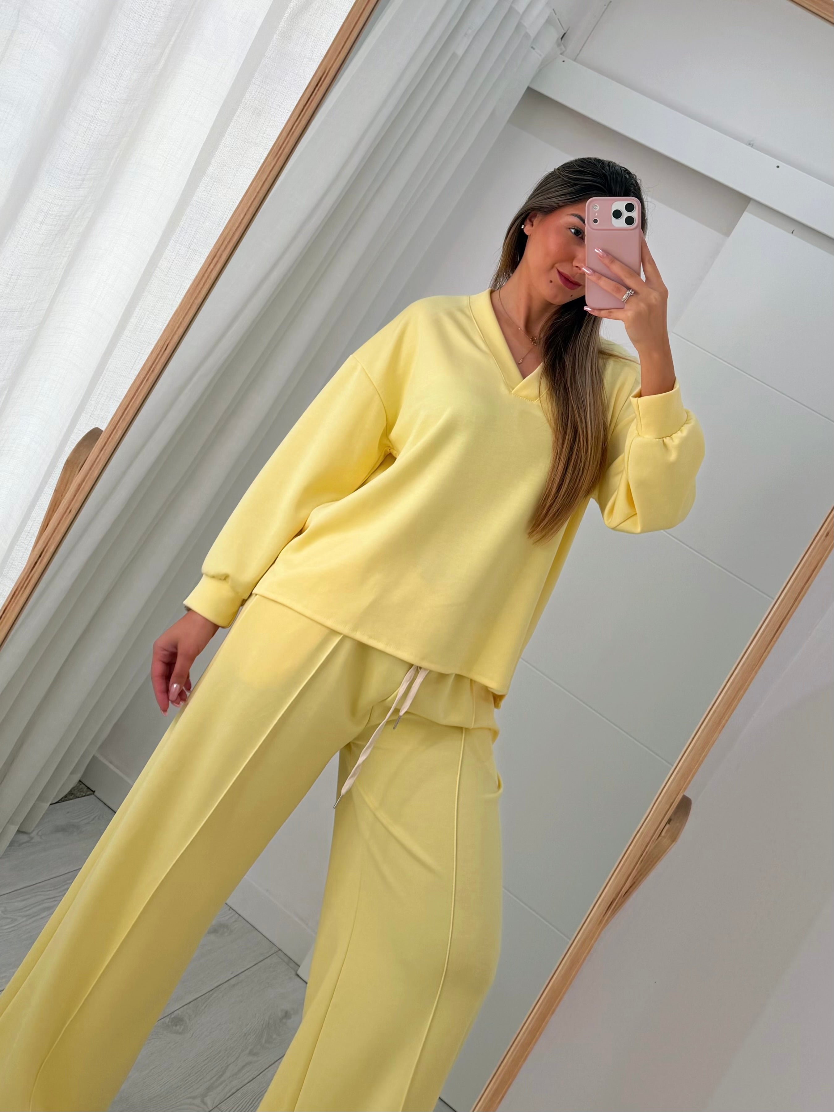 Conjunto Fato de Treino amarelo