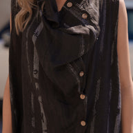 Tshirt | Blusa assimétrica 100% linho