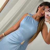 VESTIDO CERIMÓNIA AZUL BEBÉ