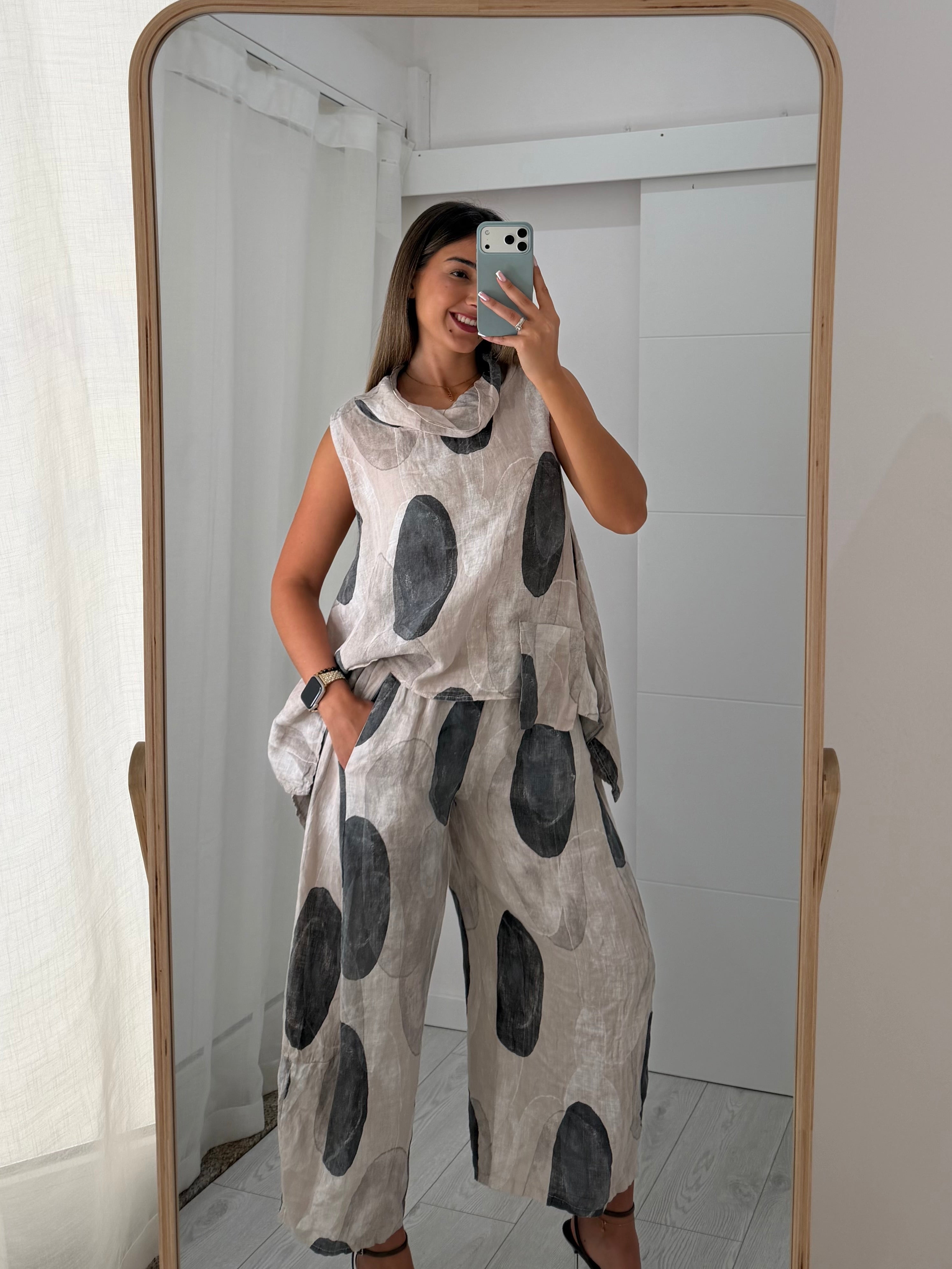 Conjunto 100% linho