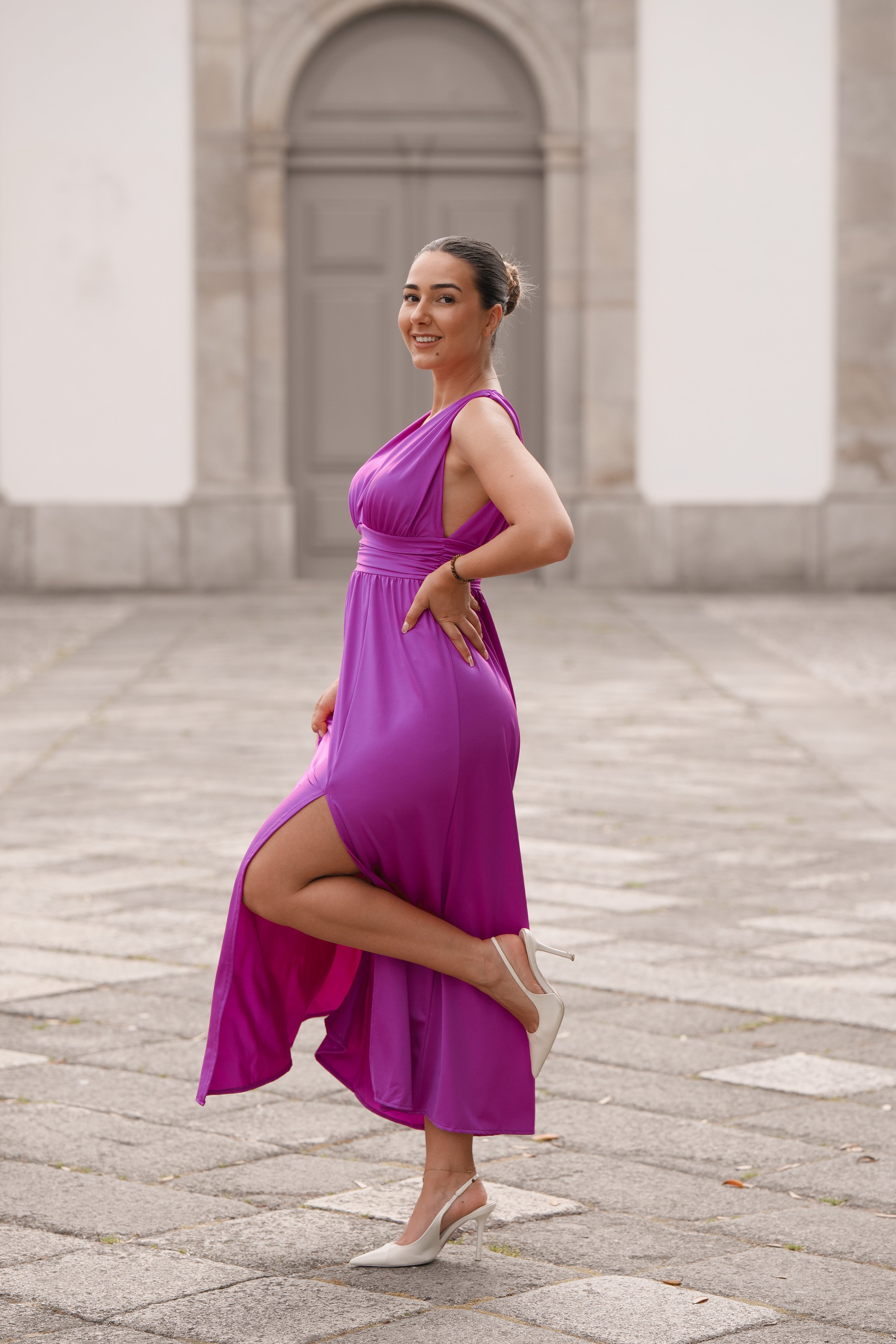 Vestido cerimónia - rosa