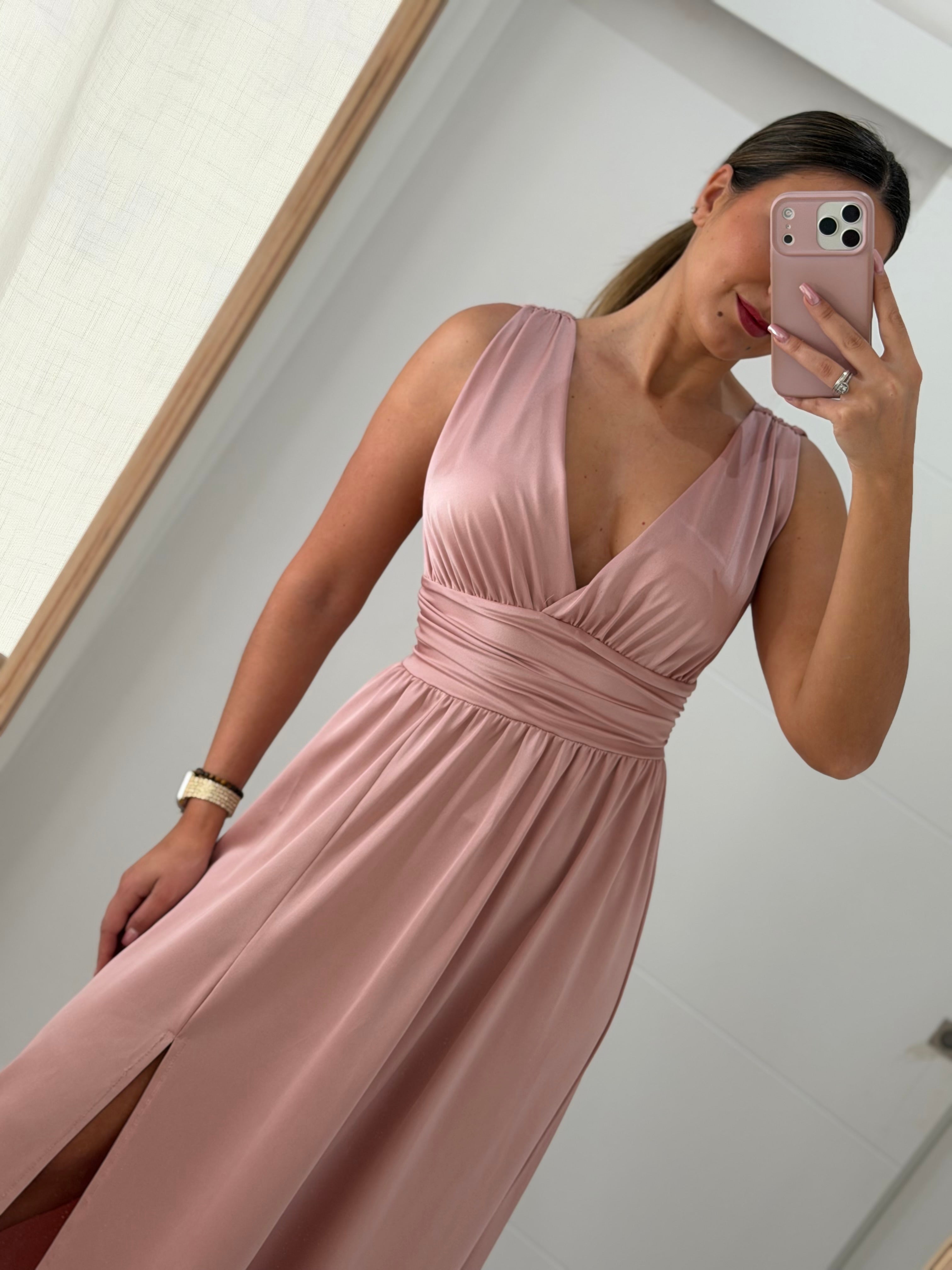 Vestido Fluido rosa