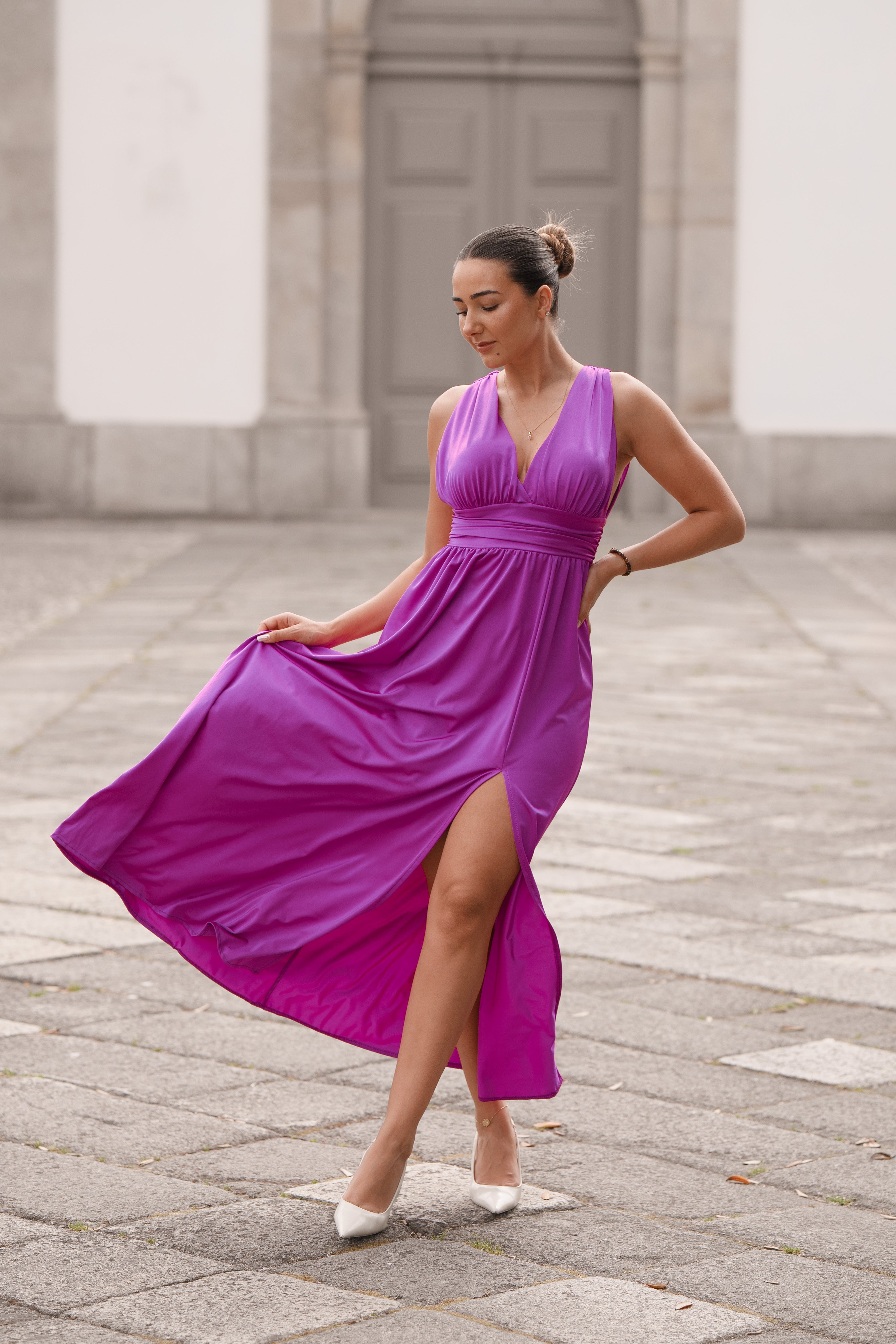 Vestido cerimónia - rosa