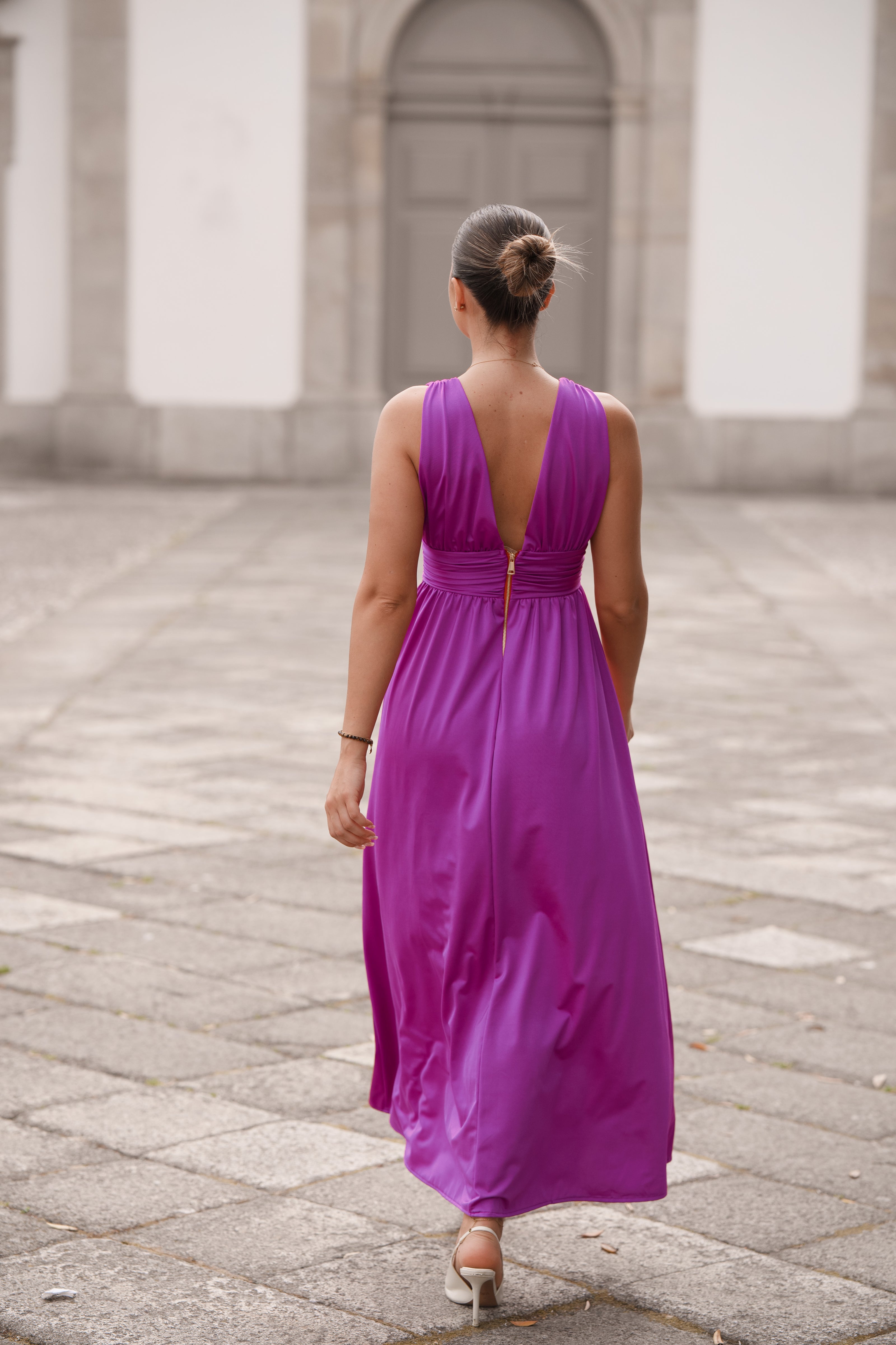 Vestido cerimónia - rosa