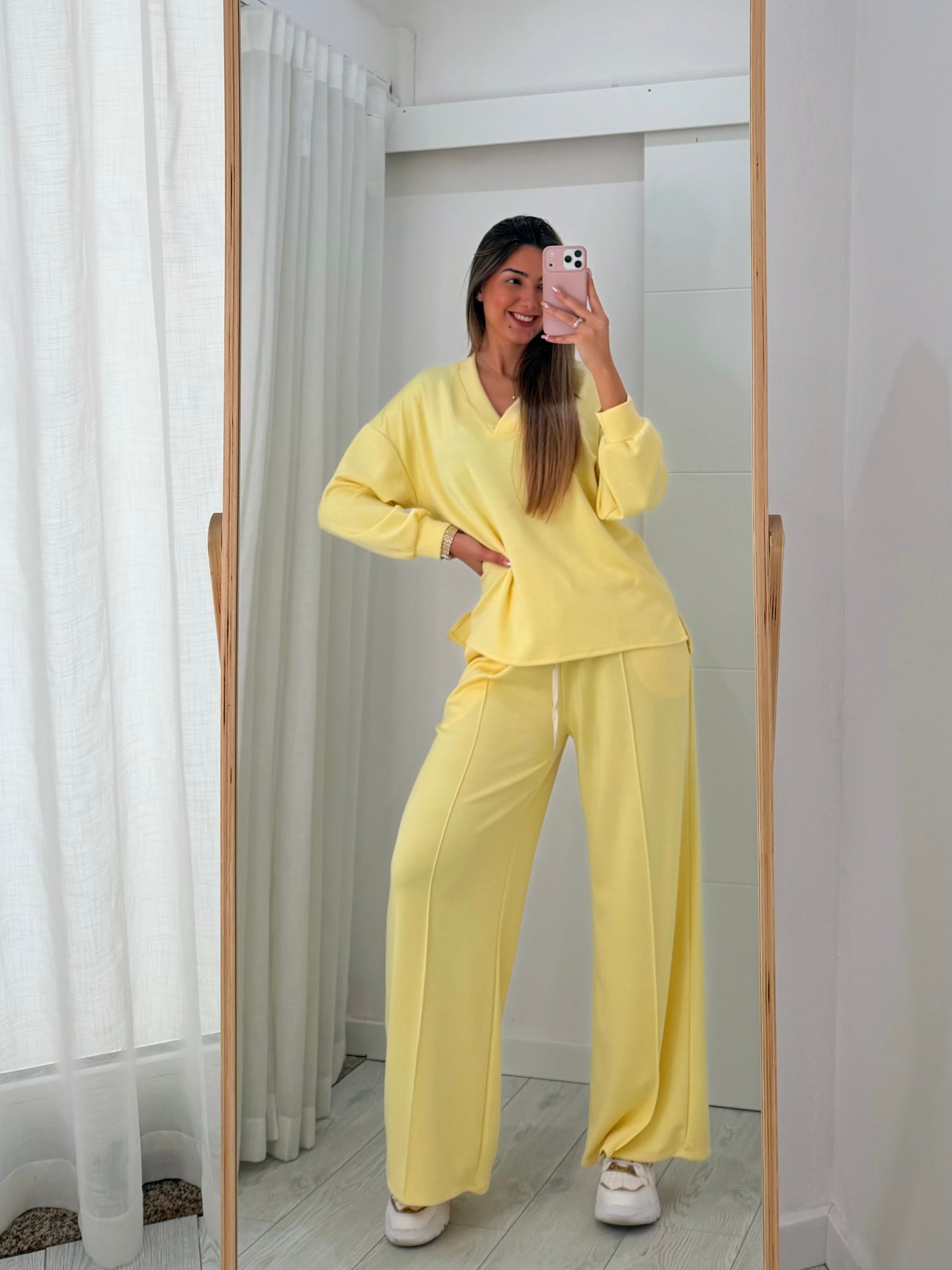 Conjunto Fato de Treino amarelo