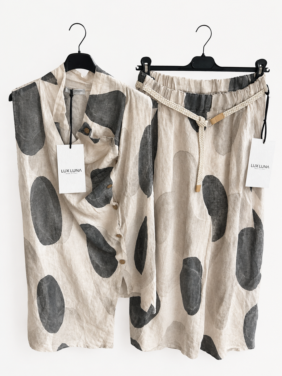 Conjunto 100% linho