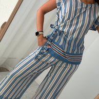 Conjunto riscas | com pormenores