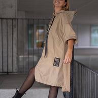 Parka Comprida Camel