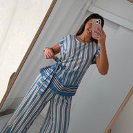 Conjunto riscas | com pormenores