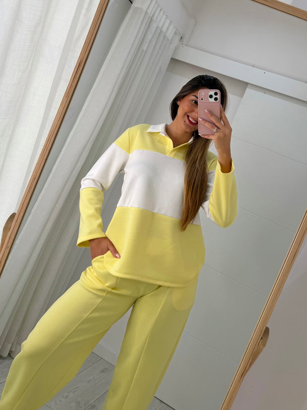 Conjunto com polo - toque macio