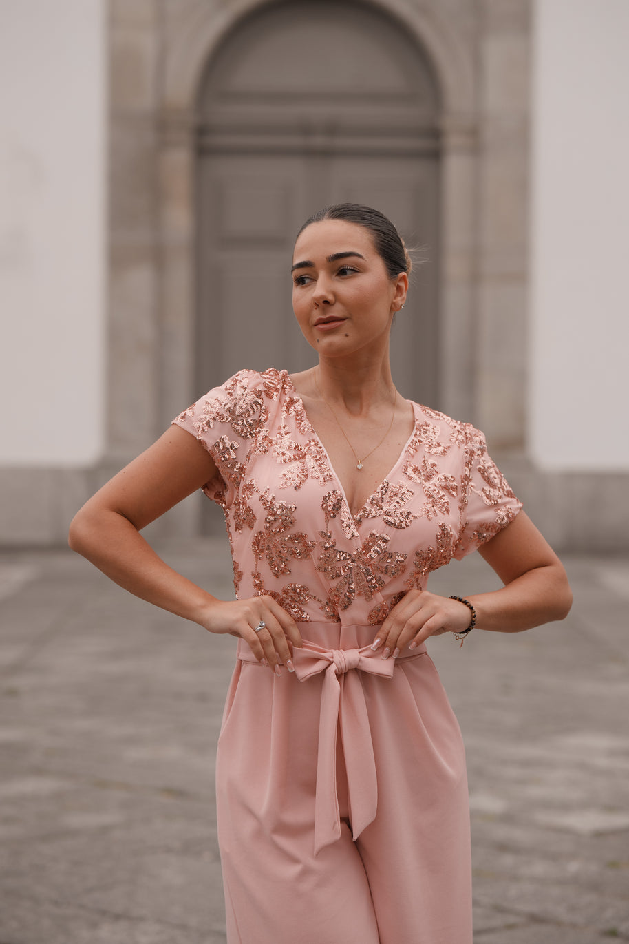 Macacão cerimonial - rosa