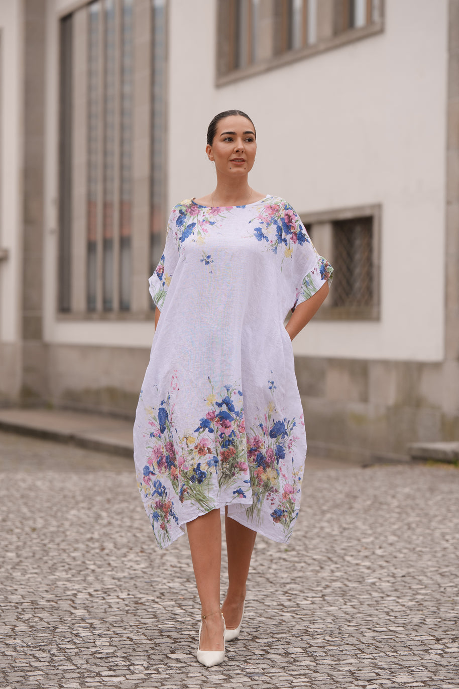 Vestido 100% linho