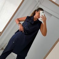Conjunto Basic Chic azul marinho