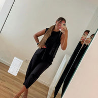 Conjunto assimétrico preto