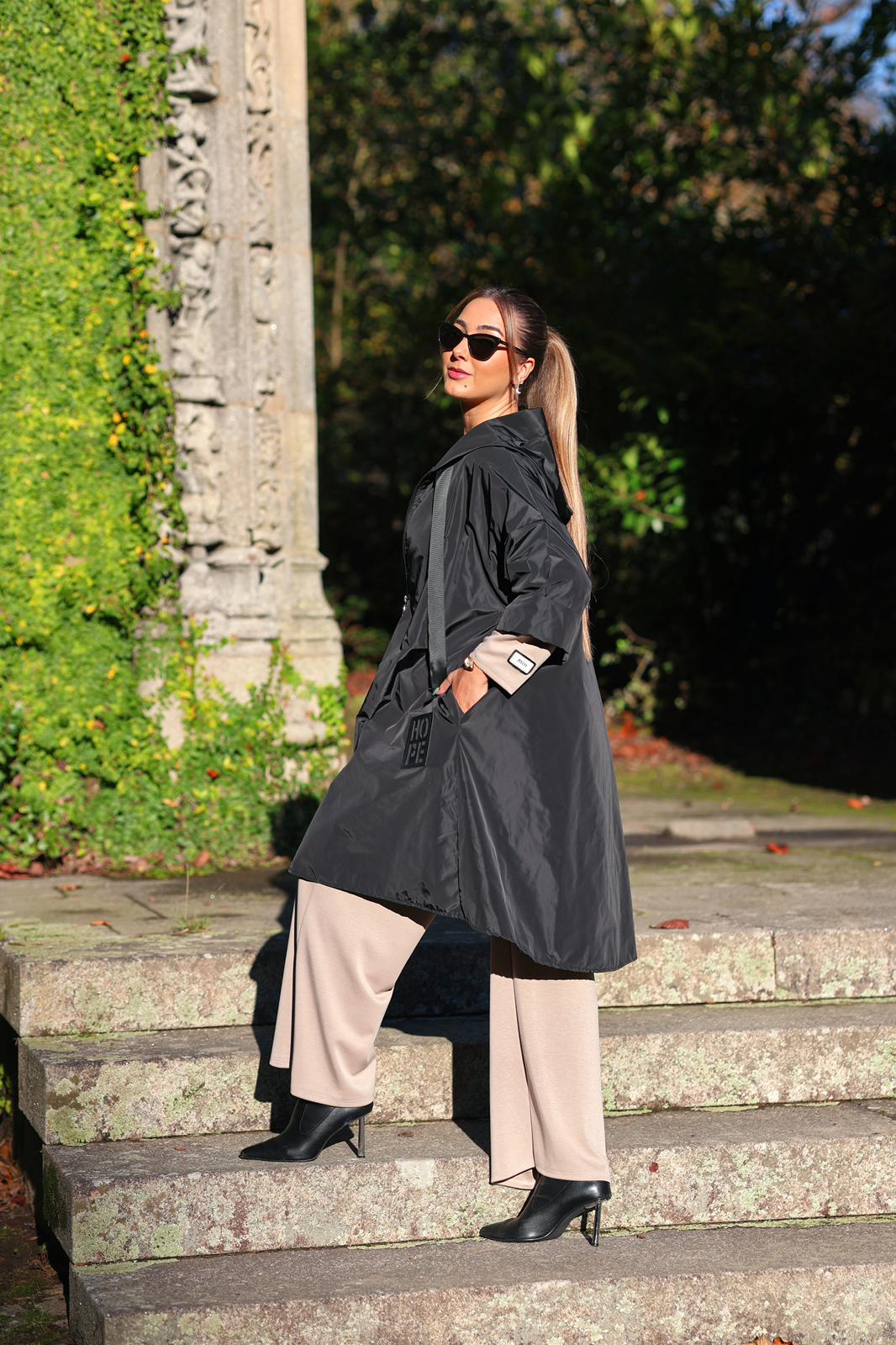 Parka Comprida Hope Preta