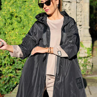 Parka Comprida Hope Preta