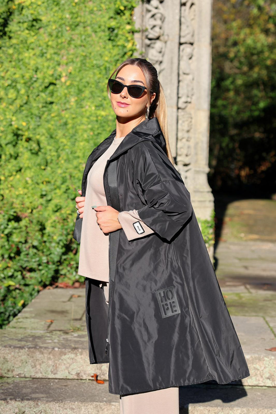 Parka Comprida Hope Preta