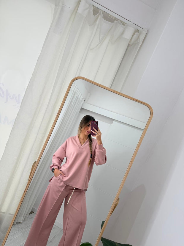 Conjunto Fato de Treino Rosa